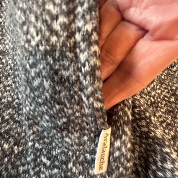 Avalanche Sweater Womens Small black/Grey Mock Neck Pullover Ladies - Picture 3 of 7